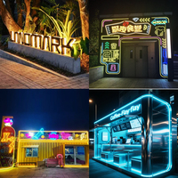 Tira de Luz LED Inteligente Flexible de Neón RGB RGBW, 5m 10m 12V 24V, Longitud Personalizada, Letrero de Neón de Silicona 12V 24V IP67 para Cajas de Luz de Tiendas