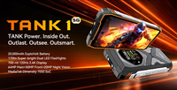Blackview Oscal TANK 1, Teléfono Inteligente Resistente 5G, MediaTek Dimensity 7050, Pantalla de 6.78 Pulgadas 2.4K 120Hz, 20000mAh, NFC, 64MP