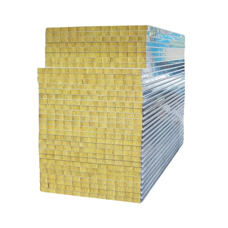 steinwolle-sandwich-wandplatte isolierplatte aluminium dachplatte feuerfeste sandwichplatten