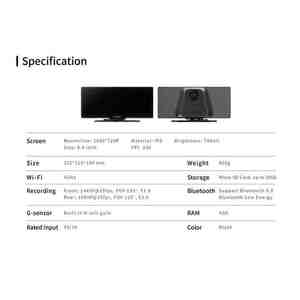 DDPAI M5S Original, Sistema de Audio para Auto, Pantalla Táctil LCD IPS de 8.9 Pulgadas, Grabación Ultra Gran Angular de 1080P, Apto para Reproductores - Product Image 6