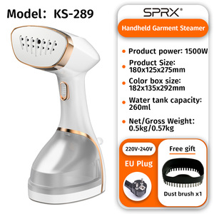 Set Ferro da Stiro a Vapore Portatile per Vestiti, Stiratore Verticale e Mini Elettrico Multicolore per Casa e Viaggio - Product Image 3