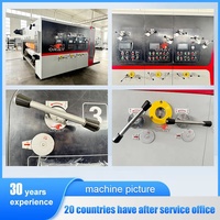 Oray-need volautomatische vacuüm waterinkt printmachine model 1224 voor golfkartonfabriek kamer doctor blade systeem