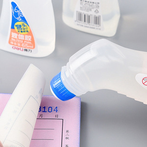Deli Elbow Liquid Glue 65ml Sponge Tip Pva Cold Glue For Student Craft Office Use - Product Image 1