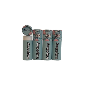 Tubes en papier biodégradables et recyclables, design personnalisé, avec tube d'emballage en carton pour baume à lèvres, déodorant, tube en papier - Product Image 1