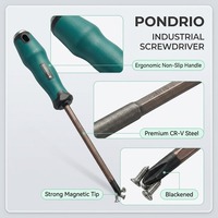 Jeu de tournevis magnétiques industriels personnalisés 9 pièces, kit d'outils de réparation CR-V pour l'entretien mécanique automobile