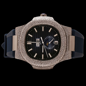 Best Quality Moissanite Diamond Quartz <b>Watch</b> Men Business Casual Luxury Waterproof <b>Wrist</b> <b>Watch</b> Available At Best Market Price - Product Image 5