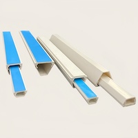 Sac en plastique de conduit de chemin de câbles trapézoïdal PUWEI ou couverture de câble de carton PVC rigide pour le conduit de câblage téléphonique de système de goulotte