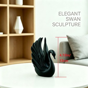 Modern Eco-Friendly Pla 3d Printed Swan Home <b>Decor</b> for <b>Bedroom</b> Center Table - Product Image 6