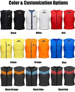 سترة اكيبوارد مصنوعة خصيصًا للرجال من Neoprene للنساء Jet Ski Gilet De Sauvetage سترة صدرية صدرية صدرية صدرية صدرية صدرية بسوستة أمامية للبالغين - Product Image 3