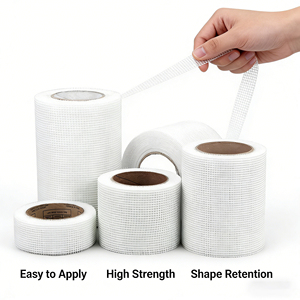 Selfadhesive Fiberglass Mesh Tape Anticrack Fiberglasscloth Interior Wall Mesh for Puttying Anti-crack Mesh Tape Fiberglass Mesh - Product Image 4