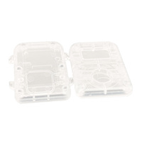 Set di Involucri Elettronici in Plastica Trasparente Personalizzati, Guscio Trasparente Stampato a Iniezione con Supporti per Viti
