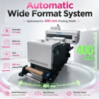 Nouvelle imprimante DTF entièrement automatique de 420 mm avec 1 an de garantie pour la production de mode personnalisée