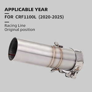 Tuyau de raccordement intermédiaire 51 mm pour échappement moto Africa Twin 2020 2021 2022, adaptateur de section de <span class=keywords><strong>tube</strong></span> de liaison pour CRF1100 CRF1100L - Product Image 2