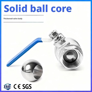 Mini Válvula de Bola de Acero Inoxidable de 2 Vías, Paso Completo, Manual, OEM, Aplicación de Petróleo y Gas, 2 Años de Garantía - Product Image 2