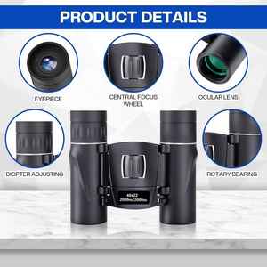Binóculos Compactos Pocket 40*22 de Alta Potência, Binóculos Portáteis com Visão Cristalina HD para Equipamentos de Caça ao Ar Livre - Product Image 4