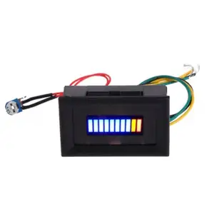 New 12V Universal Motorcycle Car Oil scale meter LED Oil Fuel level Gauge Indicator for car accessories