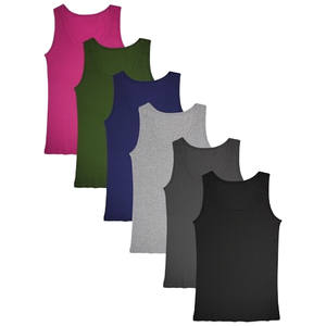 Débardeur basique pour femme, couleur unie, sans manches, léger, décontracté, tendance, pour l'été - Product Image 1