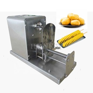 Chuyên Nghiệp Trung Quốc sản xuất máy cắt khoai tây Slicer/Cơn Lốc Xoáy Máy khoai tây/Xoắn Ốc Máy cắt khoai tây - Product Image 1