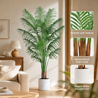Plante artificielle palmier pour sol, près du canapé, style nordique, décoration intérieure, sans entretien, grande taille en pot, vente en gros