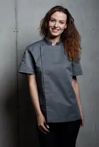 CHECKEDOUT mejor catering uniforme moda chef uniformes verano chef chaquetas para hotel y restaurantes personal chef abrigo