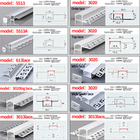 Promotion : Bande lumineuse LED linéaire en alliage d'aluminium de haute qualité pour éclairage de plafond, idéale pour les présentoirs commerciaux et les profilés en aluminium.