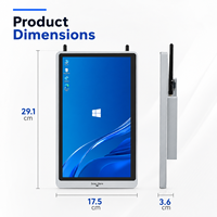 Terminal tactile Windows 11,6 pouces avec lecteur de codes-barres intégré XT802G-X86