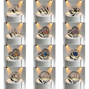 Colgantes/Dijes <span class=keywords><strong>de</strong></span> <span class=keywords><strong>Plata</strong></span> 925 - 26 Cuentas (26) - Cuentas Huecas Multiusos para Manualidades con Cuentas DIY Características del logotipo con forma <span class=keywords><strong>de</strong></span> corazón <span class=keywords><strong>de</strong></span> circonita. - Product Image 1