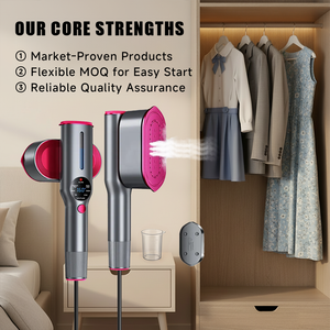 <span class=keywords><strong>Dr</strong></span>.Flash Pratik Giysi Buharlayıcı, 2'si 1 Arada Profesyonel Giysi Buharlayıcı Mini Seyahat Giysi Buharlayıcı - Product Image 2