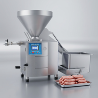 Nouvelle machine à saucisses sous vide hygiénique de type palette en acier inoxydable 304, norme industrielle, pour production de viande à grande échelle 6000 kg/h