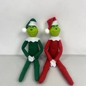 Addobbi Natalizi in Stock Elfo <span class=keywords><strong>Grinch</strong></span> in Pelliccia Verde Forniture per Feste Ornamento Mostro Verde Bambola Elfo <span class=keywords><strong>di</strong></span> Natale <span class=keywords><strong>Grinch</strong></span> - Product Image 6