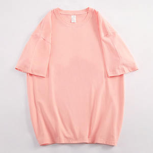 T-shirt pour femme en coton 100% 230 g/m², couleur unie, décontracté, ample, grande taille, manches courtes, impression personnalisée - Product Image 5