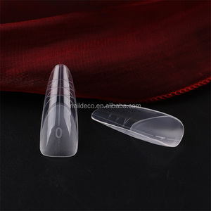 เล็บปลอมทรงอัลมอนด์ยาวแบบฝรั่งเศส 3 <span class=keywords><strong>มิติ</strong></span> รูปทรงวงรี คุณภาพสูง แบบสองชั้น ความกว้าง 15 ขนาด - Product Image 6