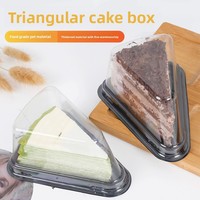 Boîte d'emballage pour gâteau triangulaire, carré, mousse française, lasagnes, modèle B205, emballage sur palette