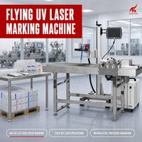 Machine de marquage laser UV CKMACHINE 10W, zone de marquage 110x110mm pour le marquage de codes QR sur composants électroniques en production à haute capacité