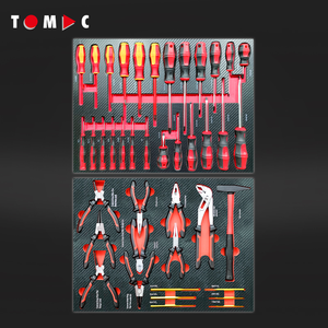 Tomac 7 + 1 ngăn kéo công cụ nặng tủ với các công cụ lớn cán tủ, bao gồm 255pcs Carrinho de ferramentas - Product Image 6