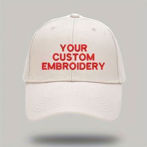 Gorra de Béisbol Personalizada Bordada para Parejas, Deportiva, de Tela de Rizo, Ajustable, de Algodón, MOQ de Una Pieza, Regalo de Moda para Él y Ella - Product Image 5