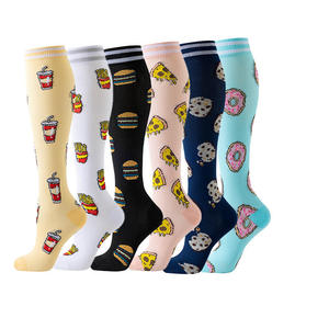 Calcetines de Compresión hasta la Rodilla para Hombre y Mujer, Medias Deportivas de Alta Elasticidad para Pantorrillas, Calcetines de Compresión para Correr y Hacer Ejercicio - Product Image 5