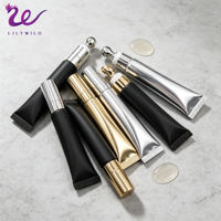 Brillant à lèvres longue tenue personnalisable avec votre logo, en gros, tube souple en céramique, marque privée, végétalien, hydratant et repulpant