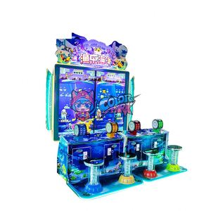 Máquina Simuladora de Pesca para 4 Personas, Operada con Monedas, Colorida, para Niños, para Centros de Juegos y Salas de Juegos - Product Image 2