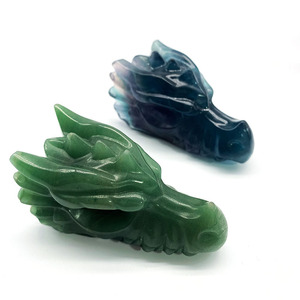 Donghai all'ingrosso diversi materiali crani di drago incisi in cristallo cristallo naturale fatto da te da Jiangsu - Product Image 5