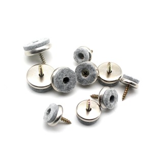 Furniture Felt <b>Pad</b> Screw 18mm 20mm 22mm 24mm 28mm Anti Slip Anti <b>Scratch</b> Shock Absorption Table Chair Sofa Metal Furniture - Product Image 2