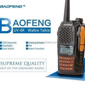 BFUV-6R - Intercomunicador Analógico de Alta Calidad para Radioaficionados VHF/UHF de 5 W, Largo Alcance, Portátil, Negro, Resistente al Agua IPX-1, Batería de 128 1000-1500 mAh - Product Image 5