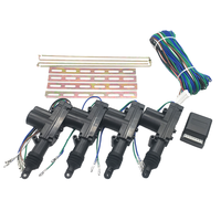 Kit de verrouillage centralisé de voiture, verrouillage de porte électrique robuste, 12V, universel, neuf, comprend 4 serrures électriques