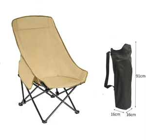 Chaise <span class=keywords><strong>de</strong></span> camping <span class=keywords><strong>de</strong></span> plage pliable en tissu d'extérieur moderne, ergonomique, portable, confortable et durable avec <span class=keywords><strong>poche</strong></span> <span class=keywords><strong>de</strong></span> rangement - Product Image 5