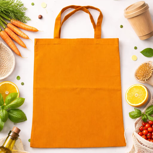 Bolsa de Compras de Algodón Reutilizable al por Mayor, con Logotipo Impreso Personalizado, Bolsa Promocional de Algodón Natural - Product Image 1