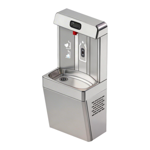 <span class=keywords><strong>Fontaine</strong></span> <span class=keywords><strong>à</strong></span> <span class=keywords><strong>eau</strong></span> potable mains libres Ada, filtrée, commerciale, avec bulleur et station de refroidissement réfrigérée pour hôpitaux et écoles - Product Image 3