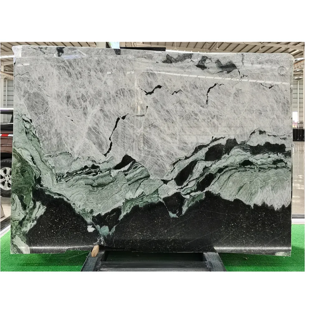 Новый холодный лед нефрит итальянский мрамор цена зеленый мрамор оникс мраморный Нефритовый камень украшение интерьера