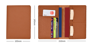 Custom Logo PU Leather Passport Cover Sublimation Blank Travel <b>Wallet</b> ID Card <b>Holder</b> Available in Multiple Colors for Gift - Product Image 4