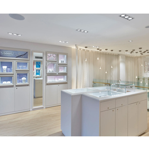 定制豪华珠宝瑞士金店室内设计珠宝展示架珠宝陈列室柜台 - Product Image 3