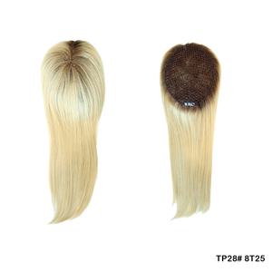 Zeh — <span class=keywords><strong>postiche</strong></span> à cheveux lisses naturels, maille de résille, <span class=keywords><strong>pour</strong></span> femmes, 16 pouces - Product Image 3